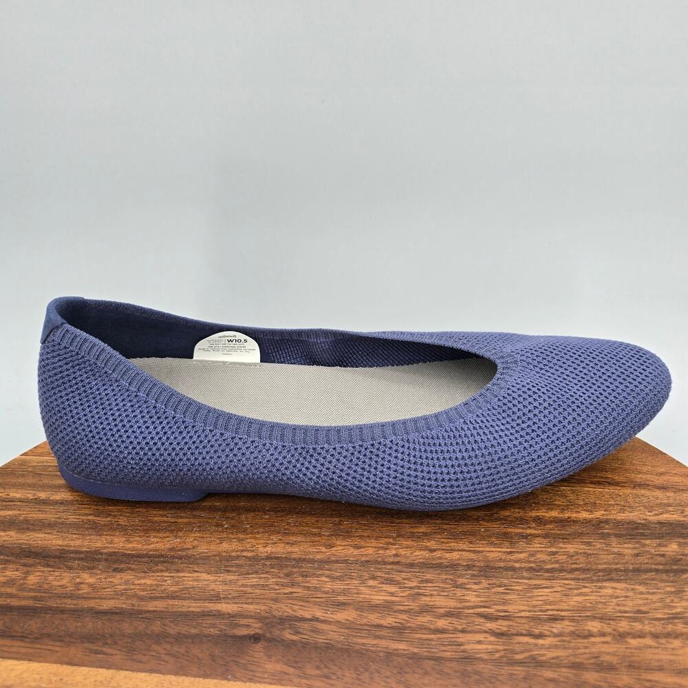Allbirds Tree Breezer Ballet Flats Womens 10.5 Hazy Indigo Stretch Point Comfort